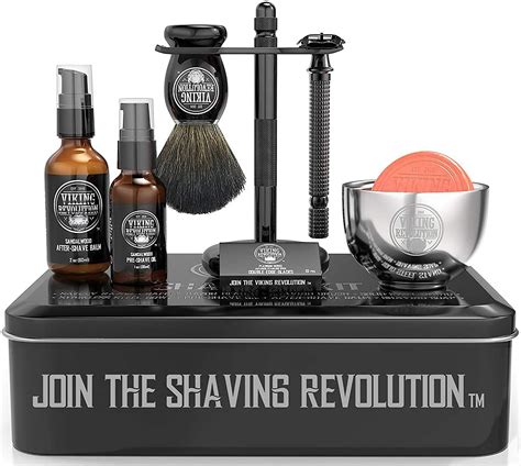 classic shave metal soap box|Classic Shave Kit.